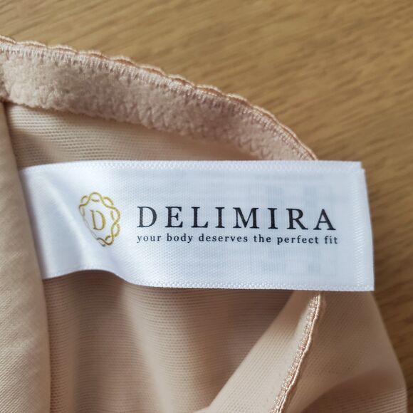 NEW Delimira Beige Front Close Bra 48B - Picture 10 of 11
